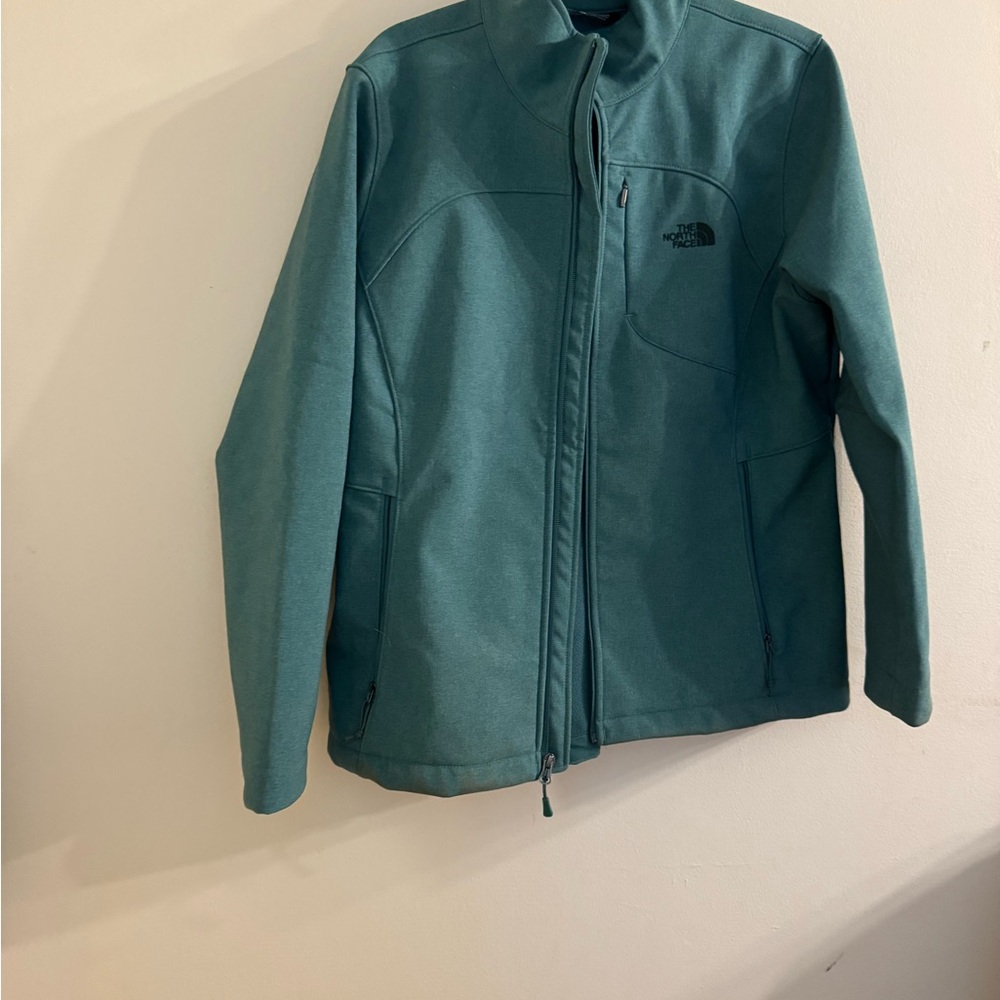 The North Face Turquoise Softshell Jacket